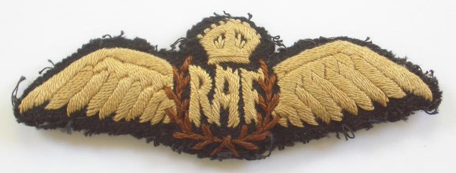 RAF inter war Pilot's Wing.Middle East/India
