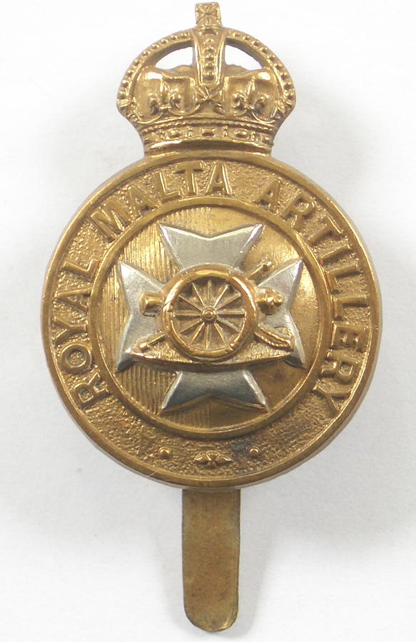 Royal Malta Artillery cap badge