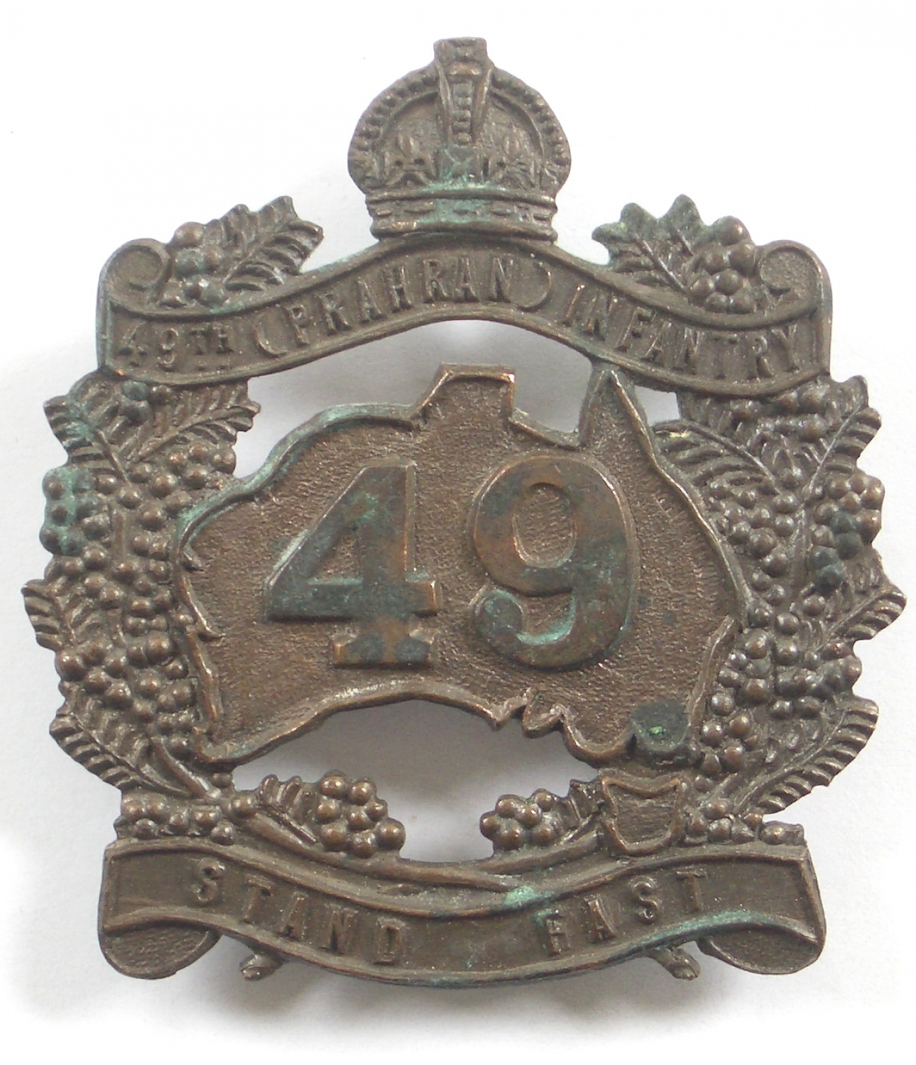 49th Australian (Prahran) Infantry hat badge