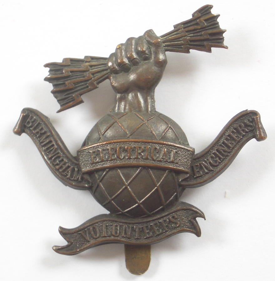 Birmingham Electrical Engineer Vol cap badge