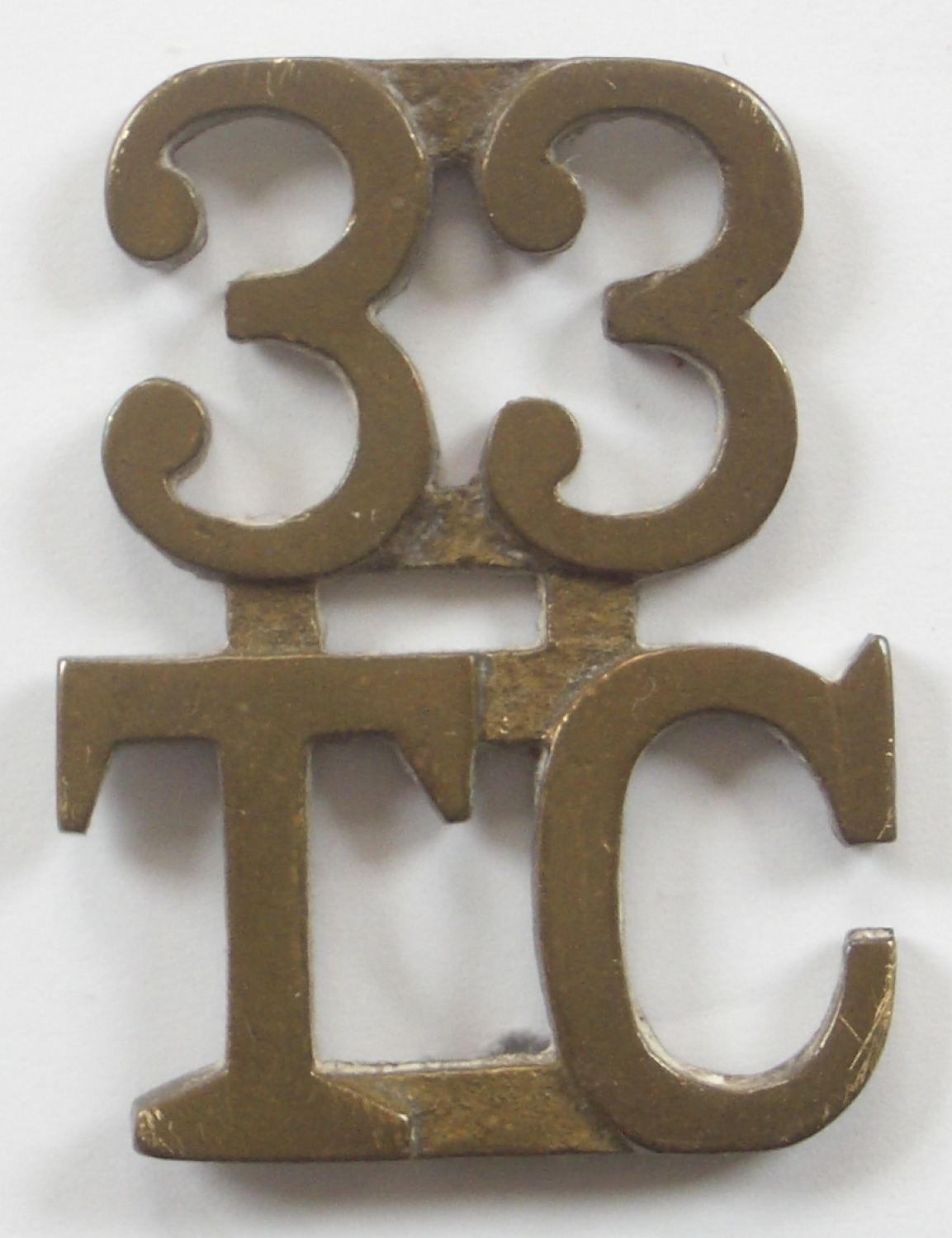 33rd Transport Company WW1 shoulder title