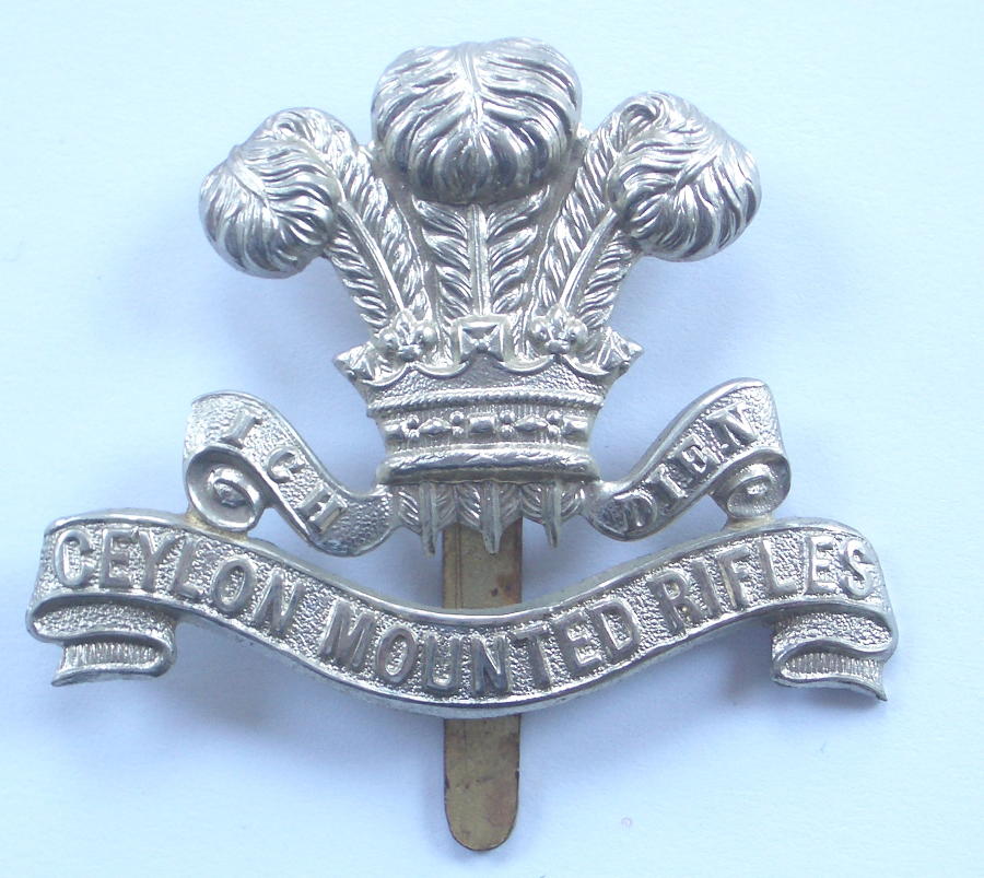Ceylon Mounted Rifles cap badge