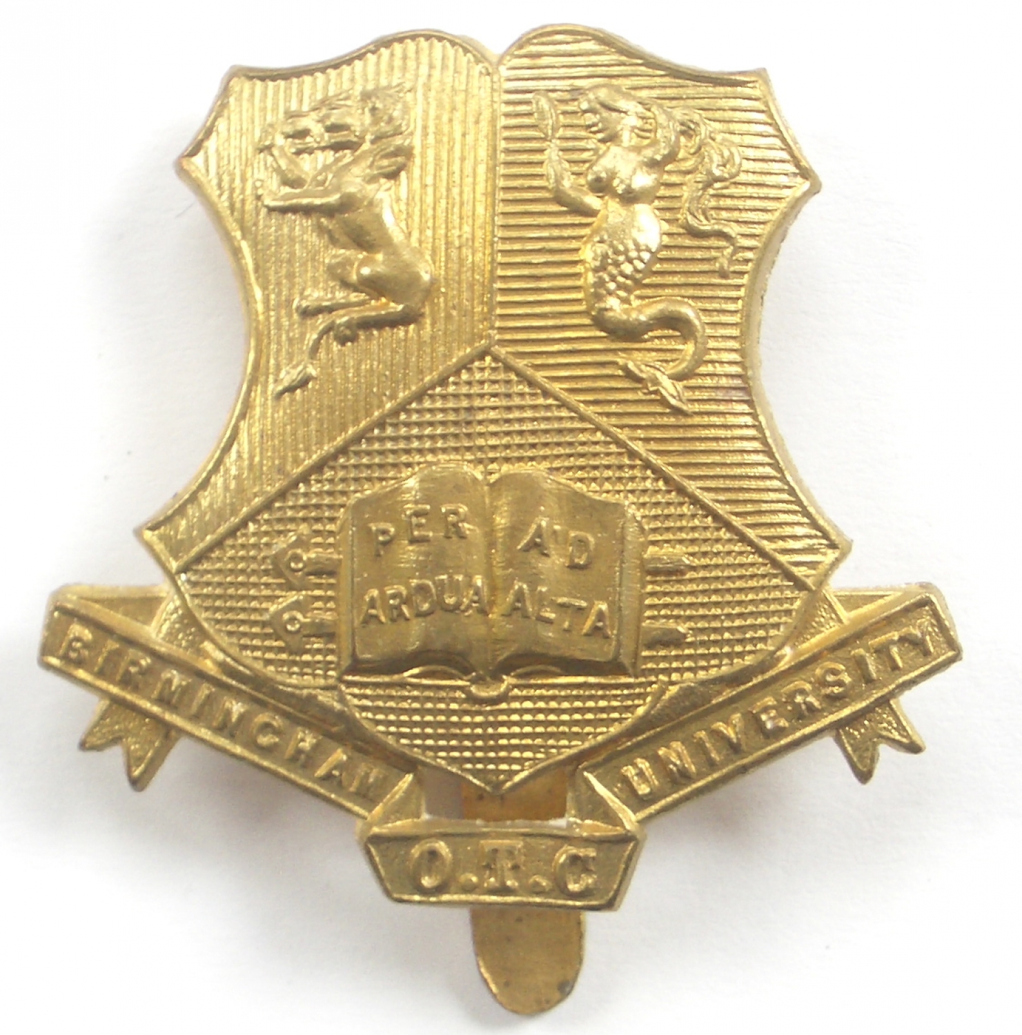 Birmingham University OTC cap badge