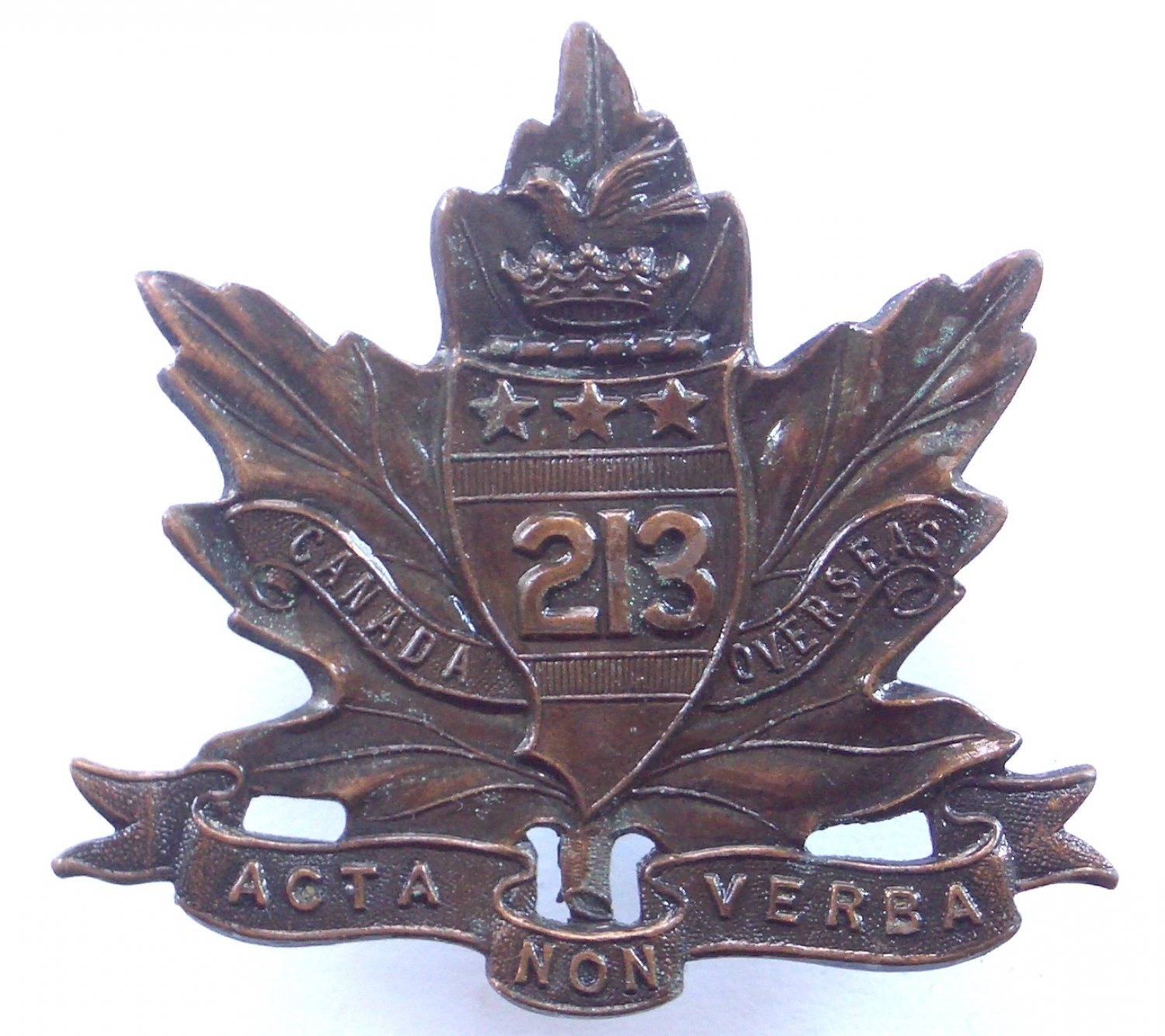 213th Toronto Americans Bn WW1 CEF badge