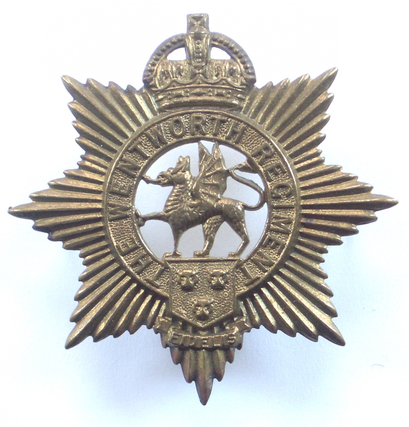 Canadian Wentworth Regiment cap badge