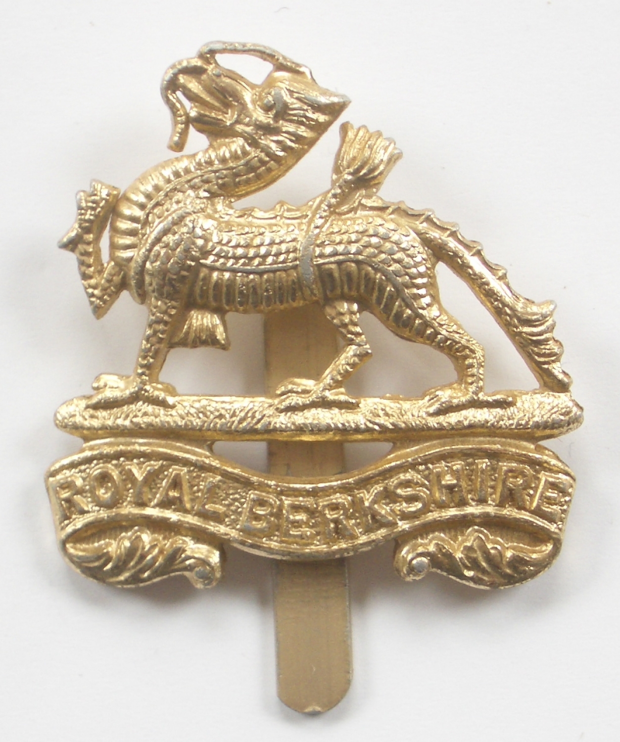 Royal Berkshire Regiment anodised cap badge
