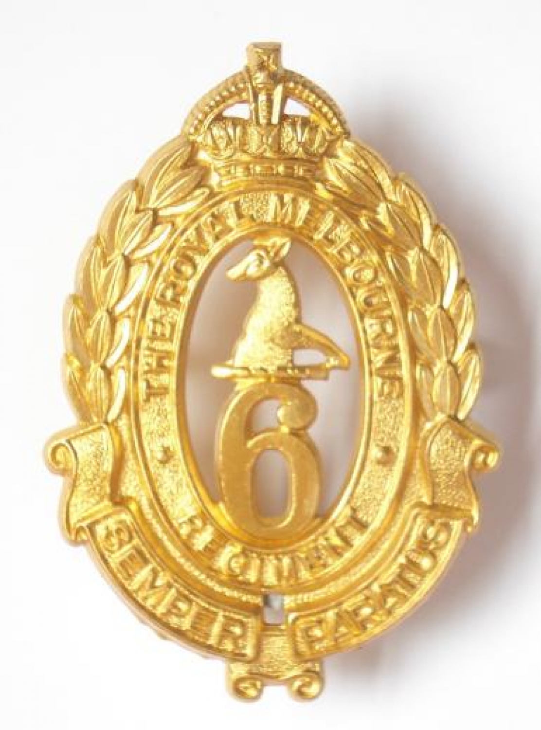 6th Australian Infantry Bn slouch hat badge