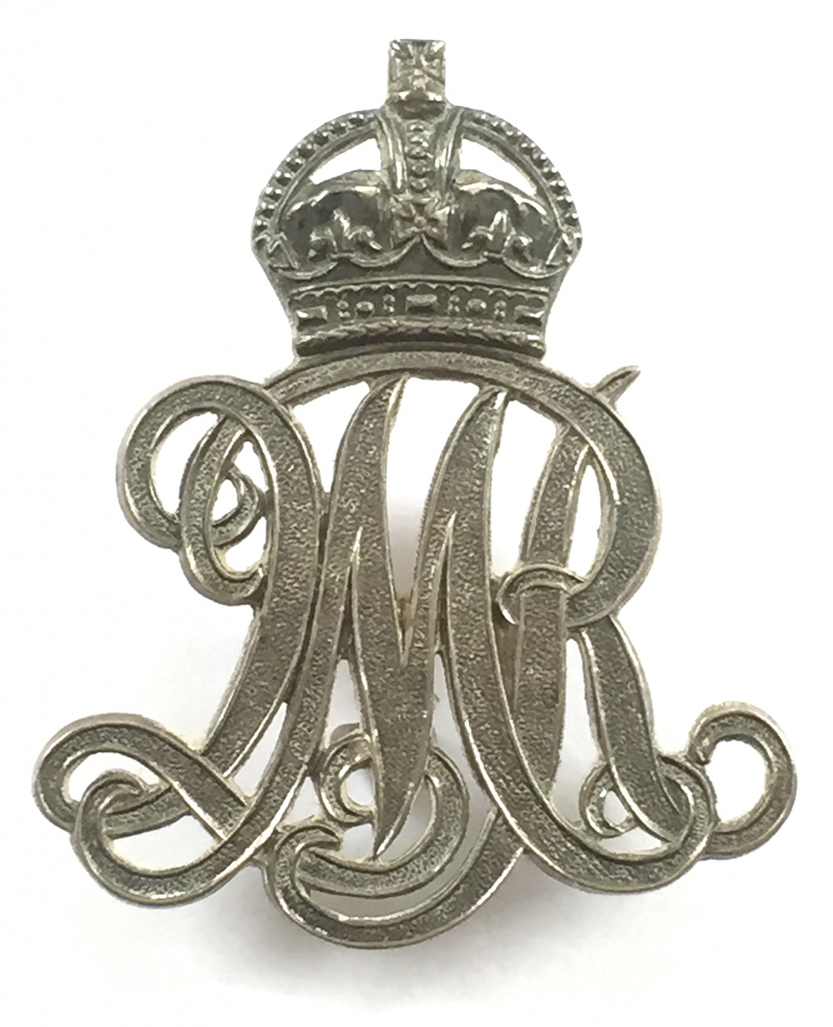 Surrey Yeomanry  1913 HM silver arm badge