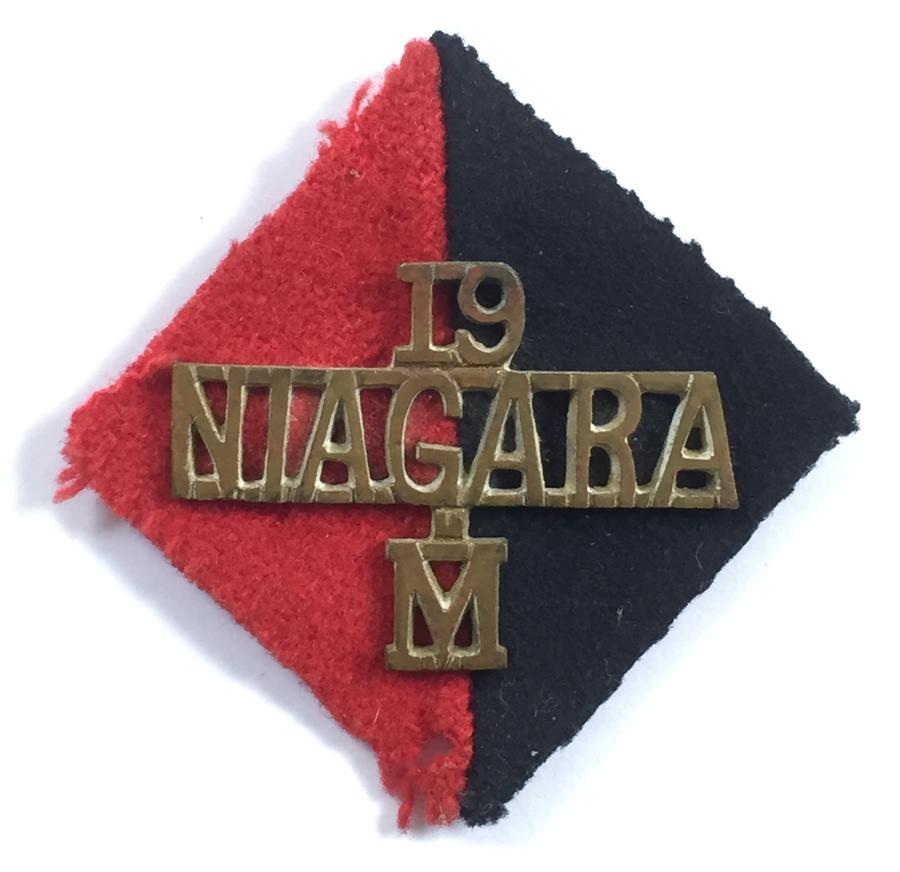 19th Med Bty RA pari badge