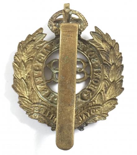Royal Engineers rare Edward VIII OR's brass badge