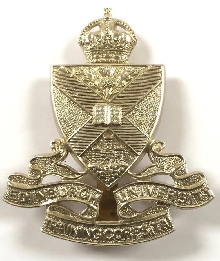 Scottish. Edinburgh University Traning Corps (TA) glengarry badge