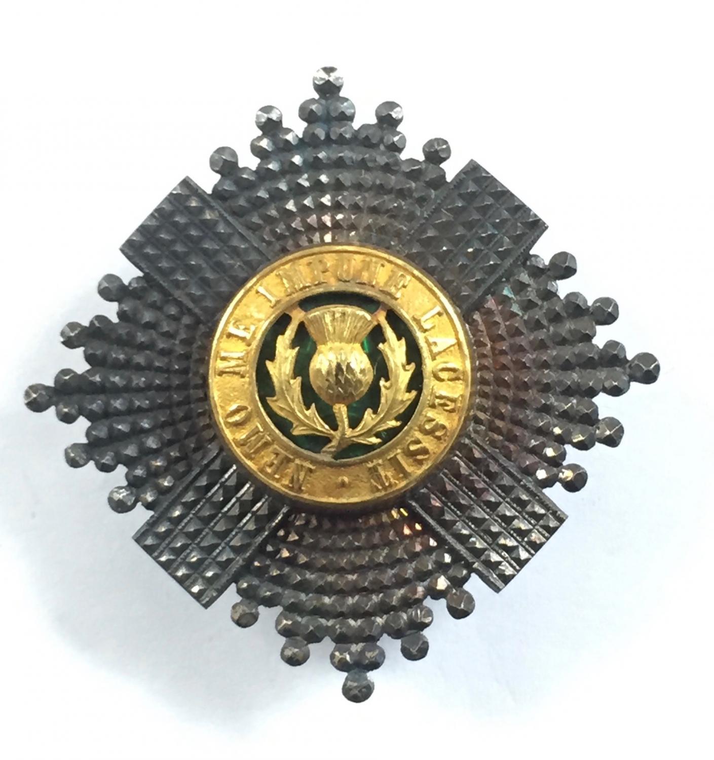 Scots Guards Officer's silver cap star