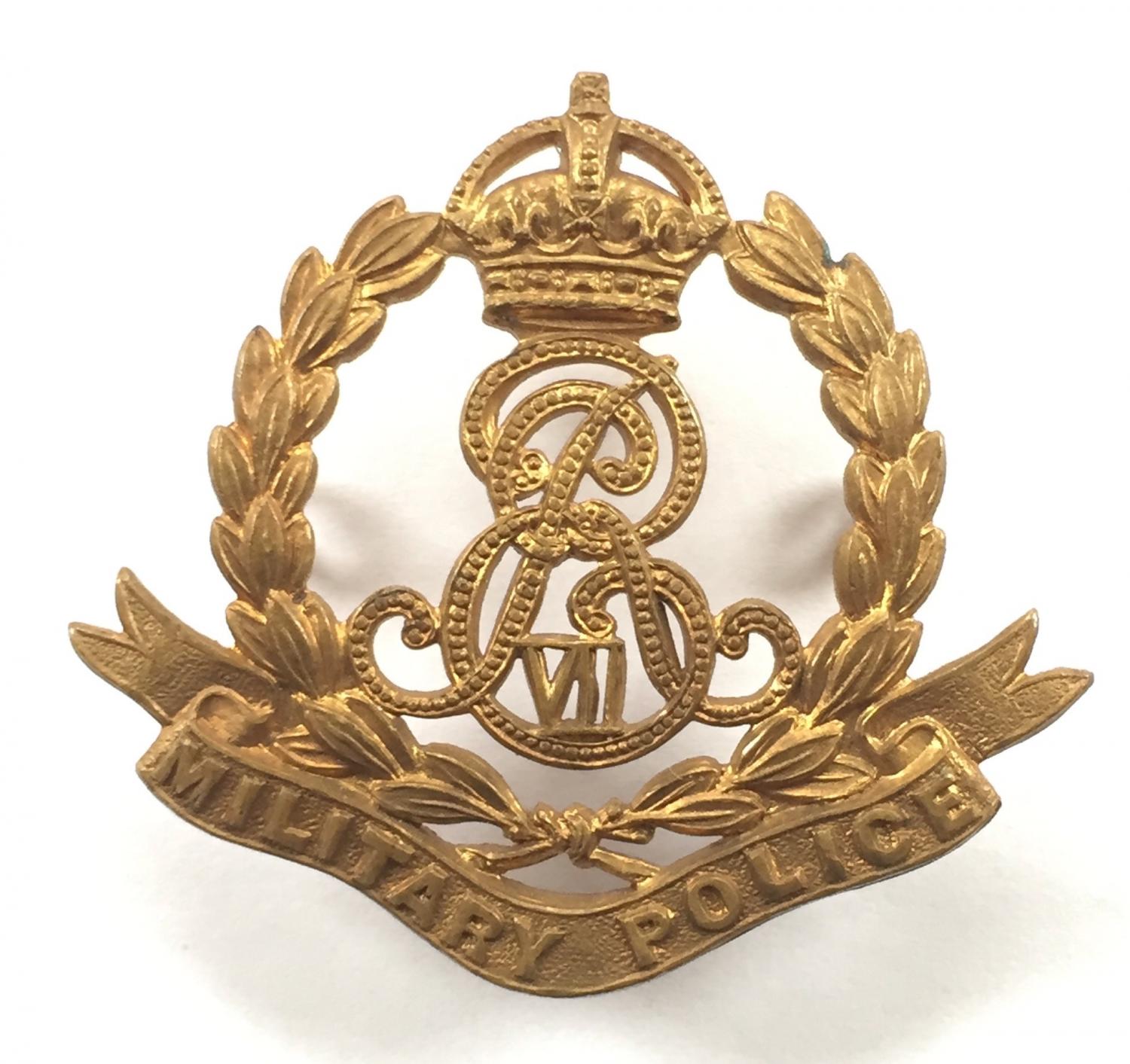 Military Police scarce Edward VII cap badge
