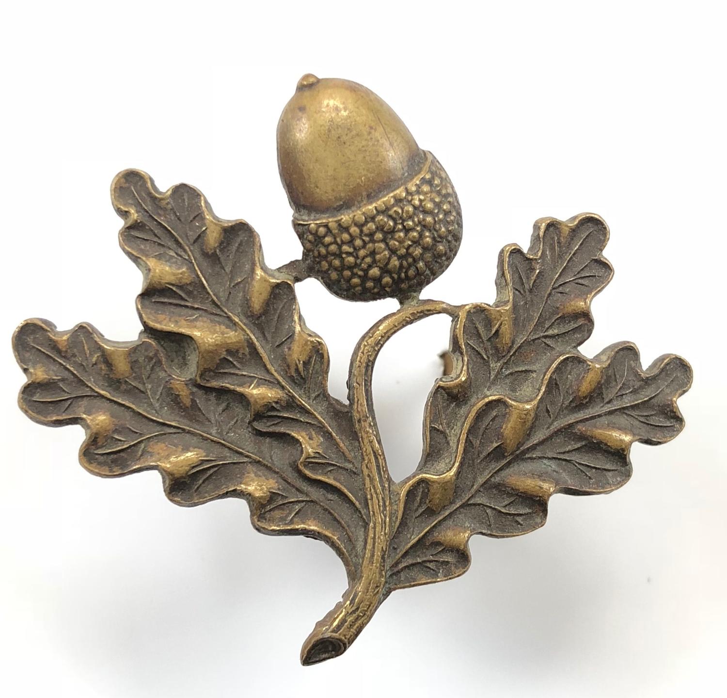 South Notts. Hussars scarce OSD bronze cap badge