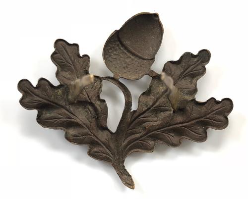 South Notts. Hussars scarce OSD bronze cap badge