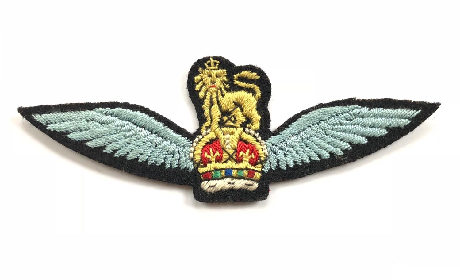 WW2 1st Glider pilot cloth embroidered wing / Army Flying Badge
