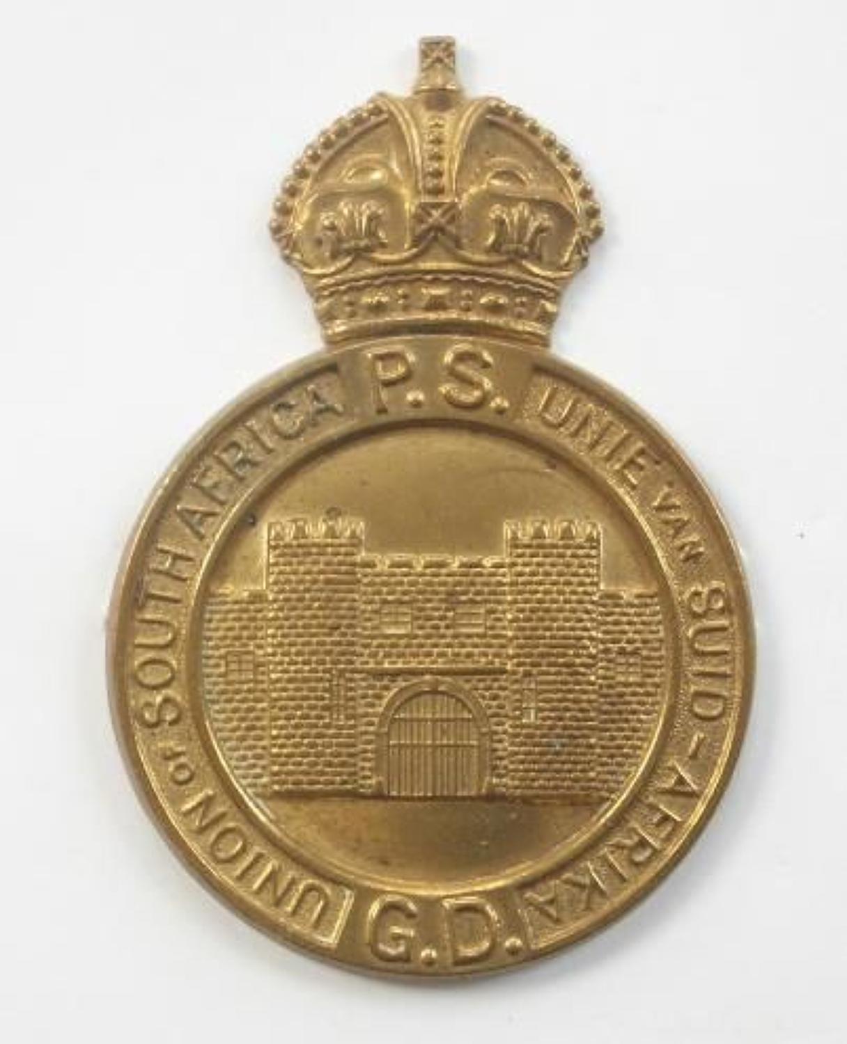 South African Prision Service Head-dress Badge