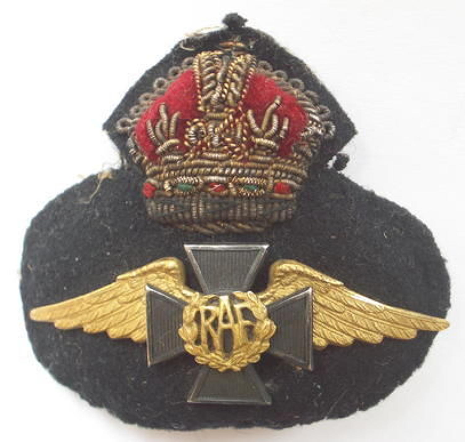 WW2 / Pre War Royal Air Force scarce Chaplain’s cap badge.