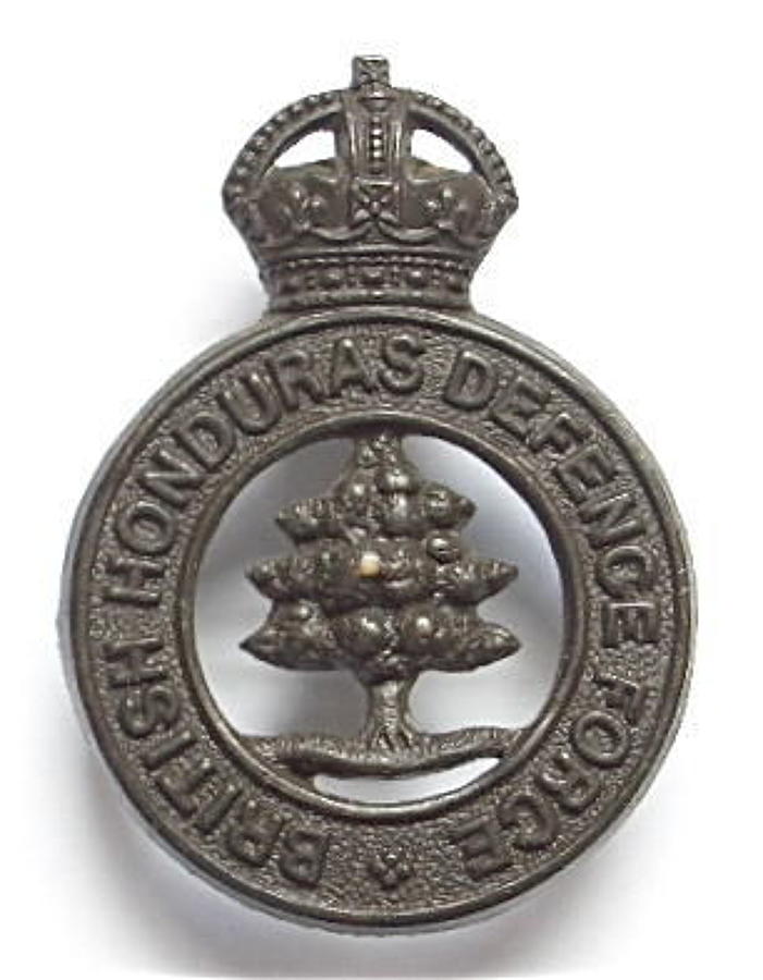 British Honduras Defence Force scarce post 1928 bronze cap badge.