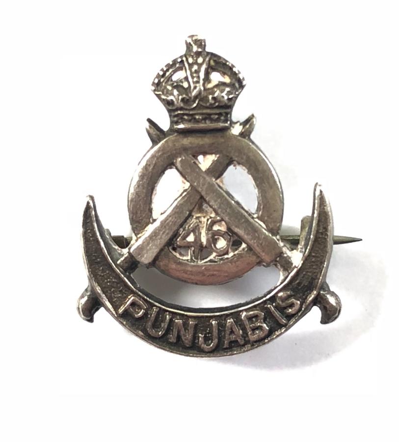 46th Punjab Infantry Officer’s Field Service cap badge
