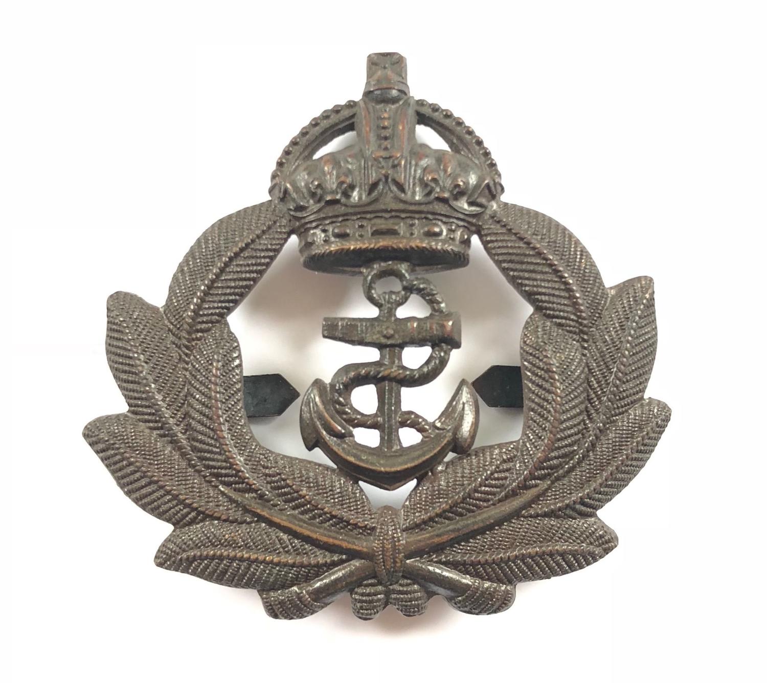 Royal Naval Division Officer’s RND OSD bronze cap badge circa 1915-1
