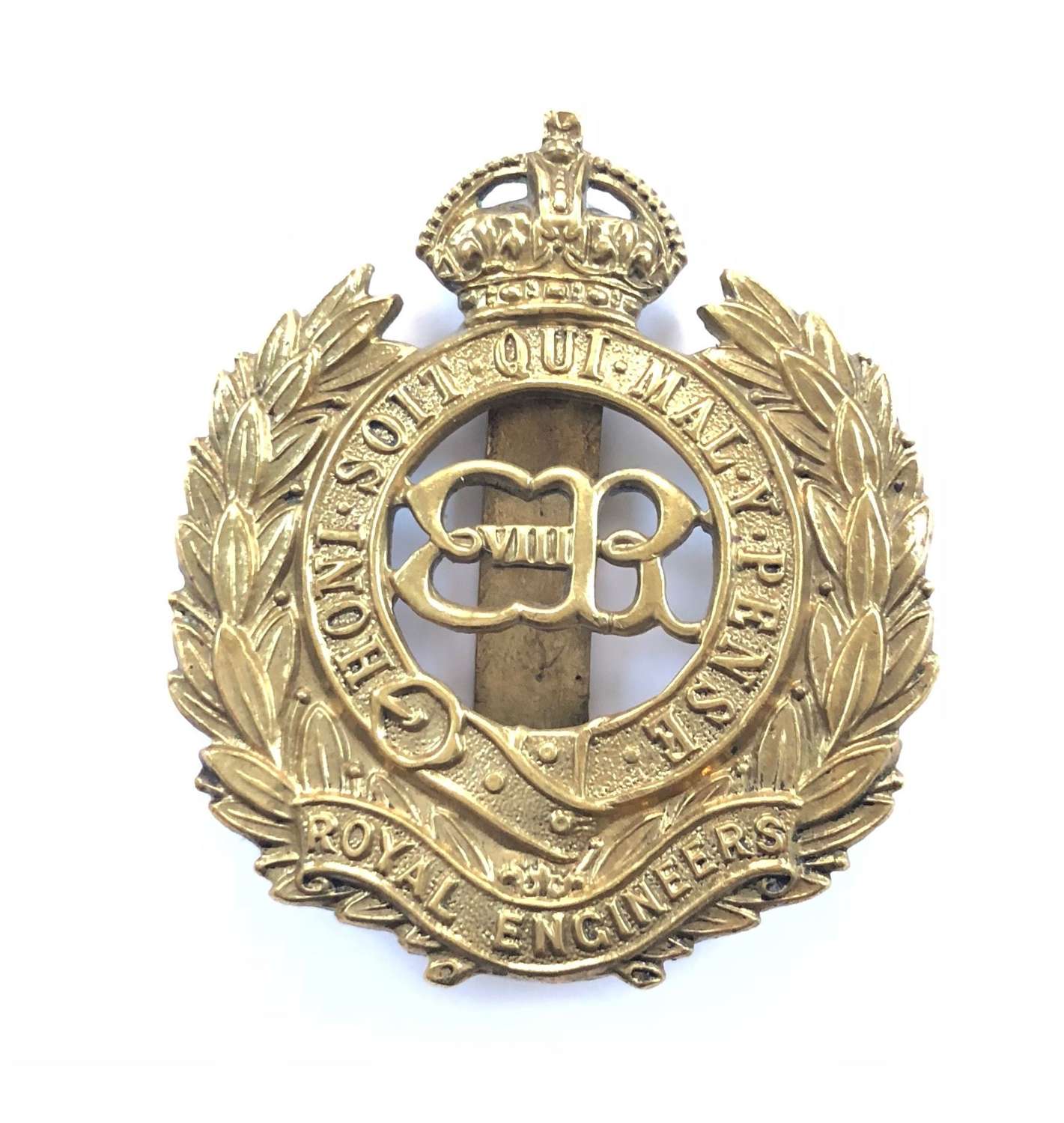 Royal Engineers scarce Edward VIII 1936 OR’s cap badge