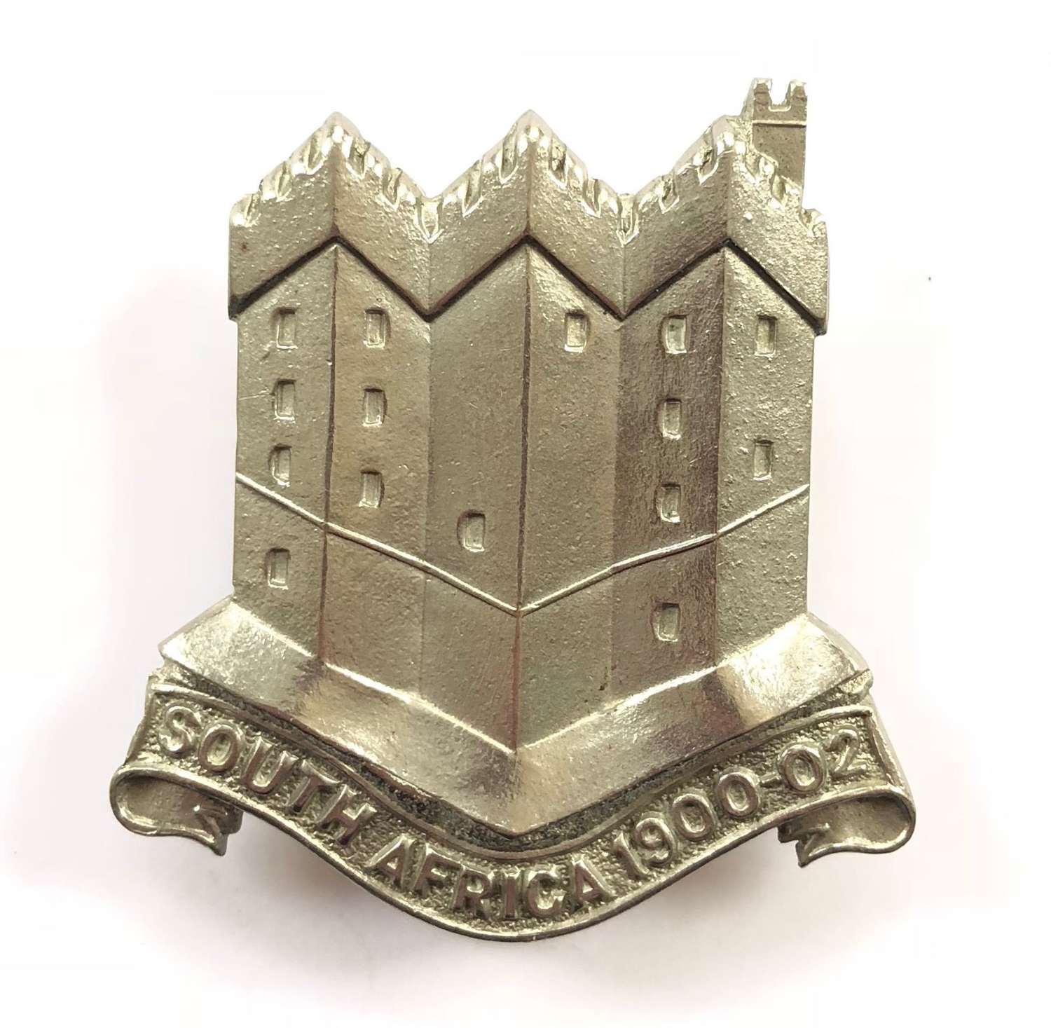 Northumberland Hussars NCO’s white metal arm badge
