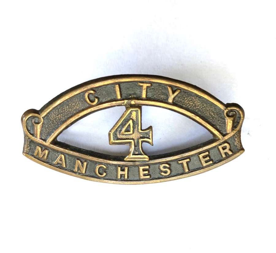 CITY / 4 / MANCHESTER  'Manchester Pals'  'Kitchener’s Army' title