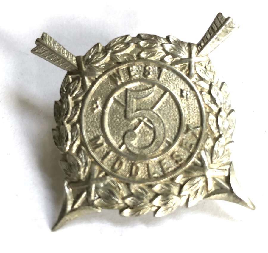 5th West Middlesex Volunteer Rifle Corps (Harrow Rifles) FS cap badge
