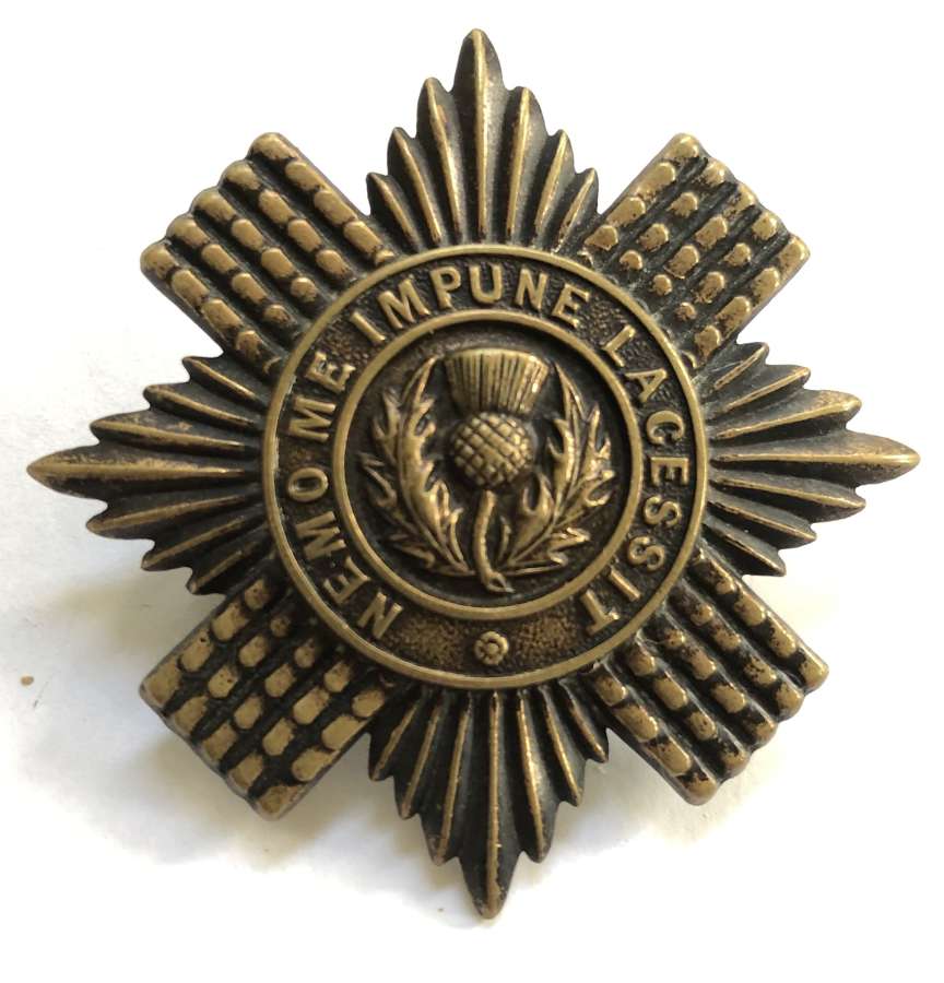 Scots Guards scarce OR’s Brodrick cap badge circa 1902-05