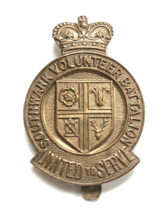 Southwark Volunteer Battalion WW1 London VTC cap badge