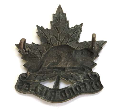 Canadian Oxford Rifles cap badge