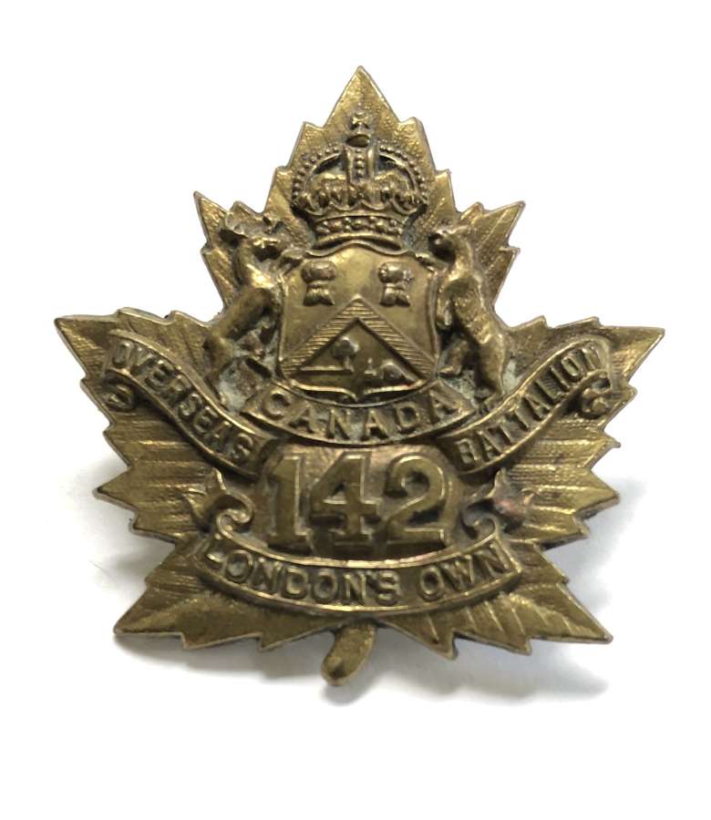 Canada. 142nd (London's Own) Bn. WW1 CEF cap badge