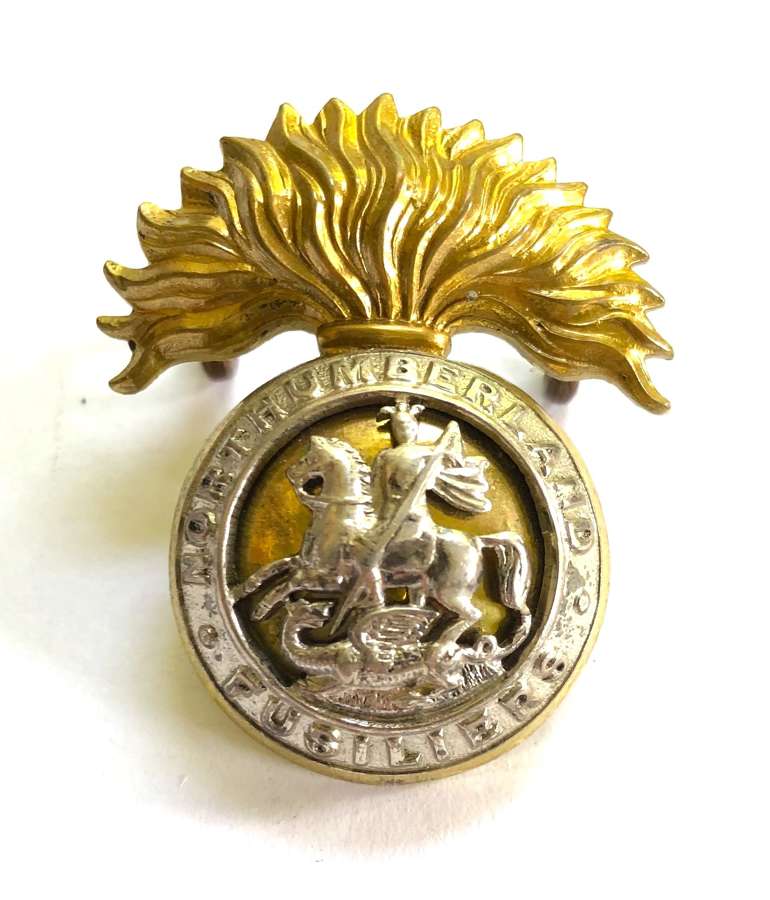 Northumberland Fusiliers pre 1935 Officer’s cap badge