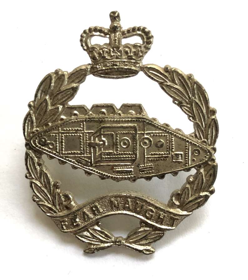 Royal Tank Regiment Offcer's beret badge earlyb EIIR period by Firmin