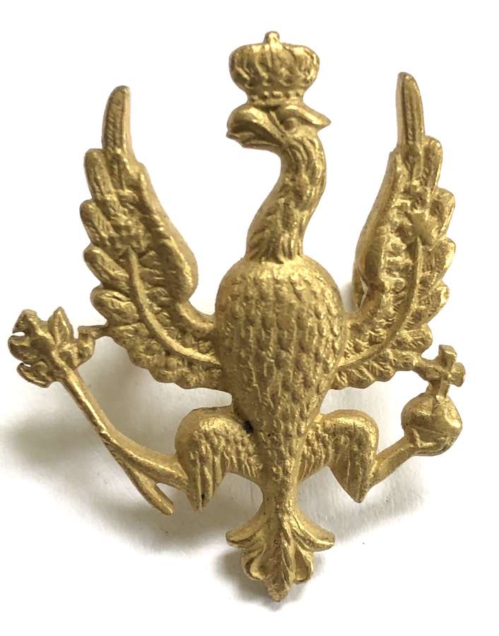 14th/20th King's Hussars post 1932 cap badge by Firmin, London