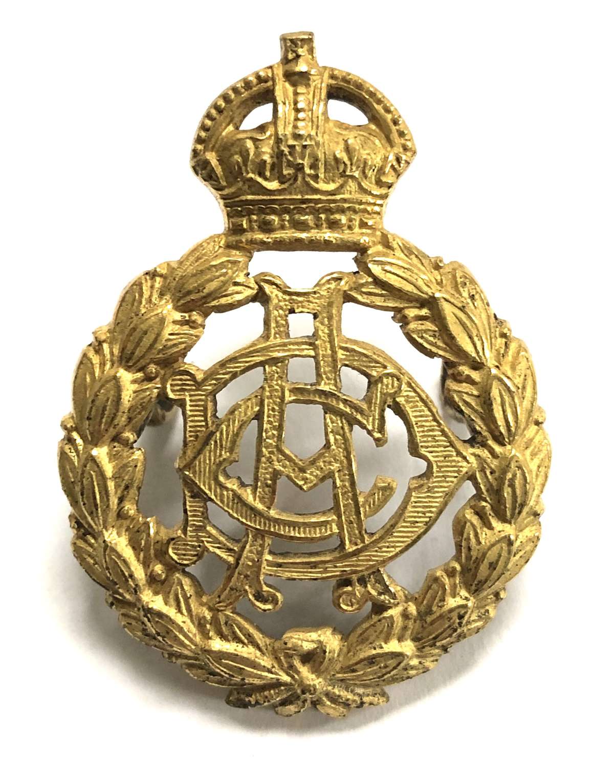 Army Dental Corps gilt Officer's cap badge by J & Co c1921-26