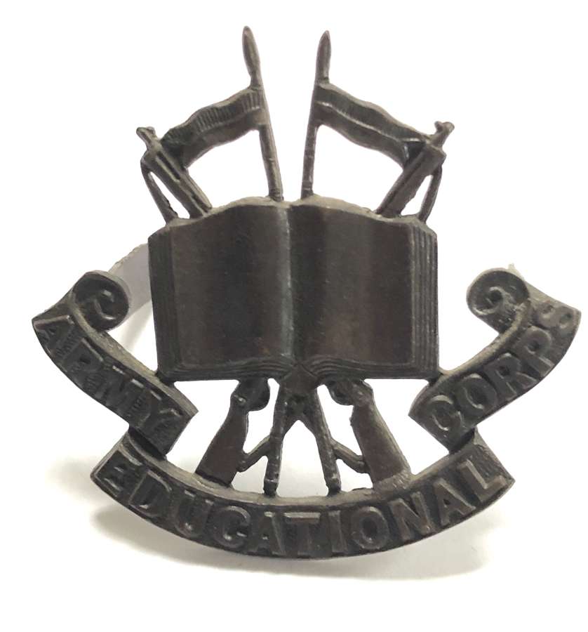 Army Educational Corps Officer’s OSD cap badge circa 1920-46