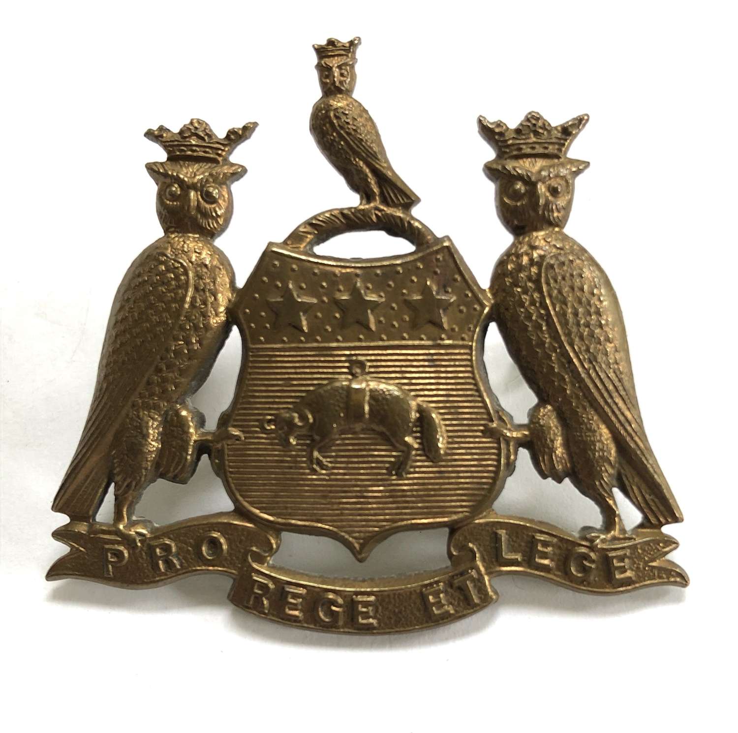 15th & 17th Service Bn West Yorks (Leeds Pals) WW1 cap badge