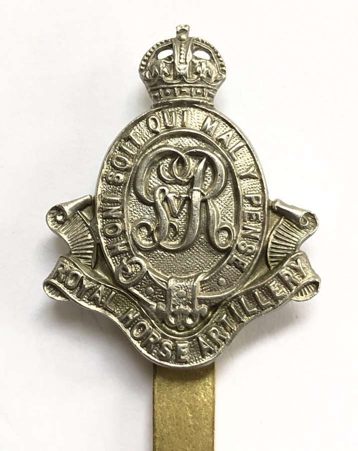 Royal Horse Artillery GvR OR’s cap badge