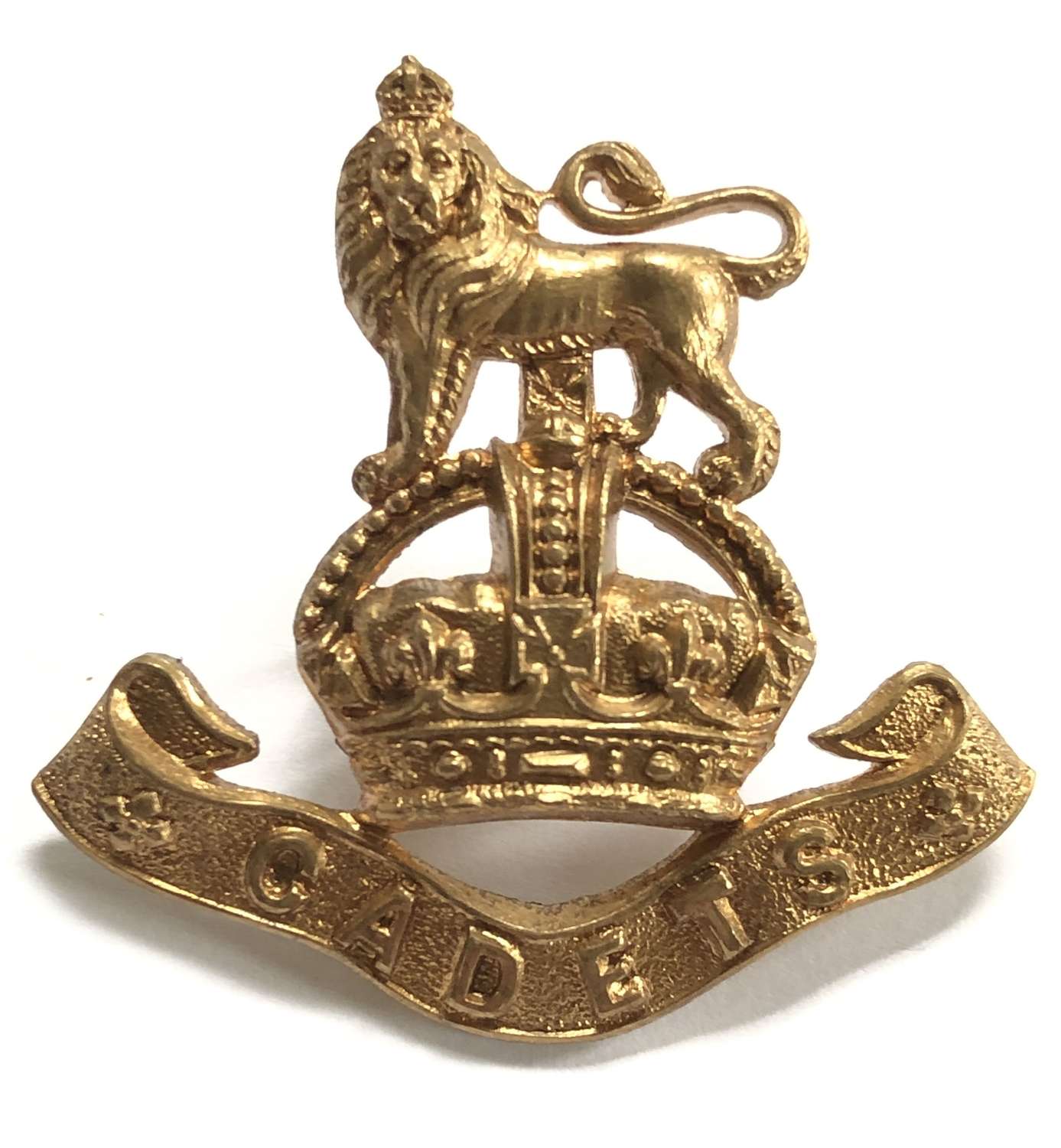 Imperial Yeomanry Cadets brass badge