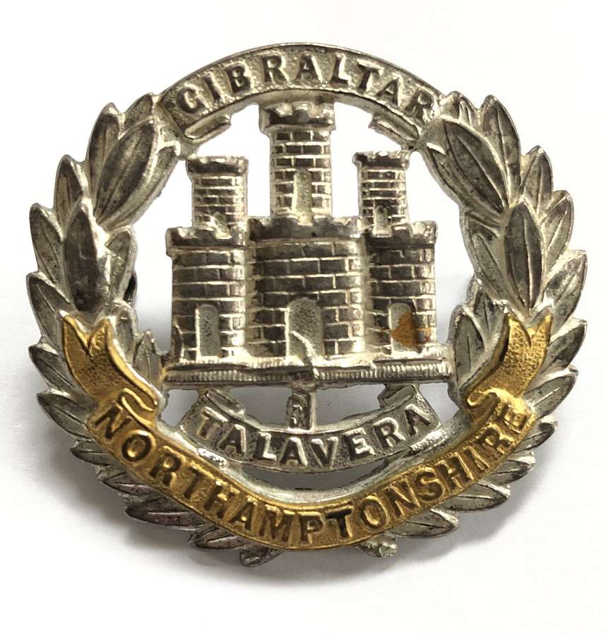 Northamptonshire Regiment post 1900 Officer’s cap badge by Gaunt