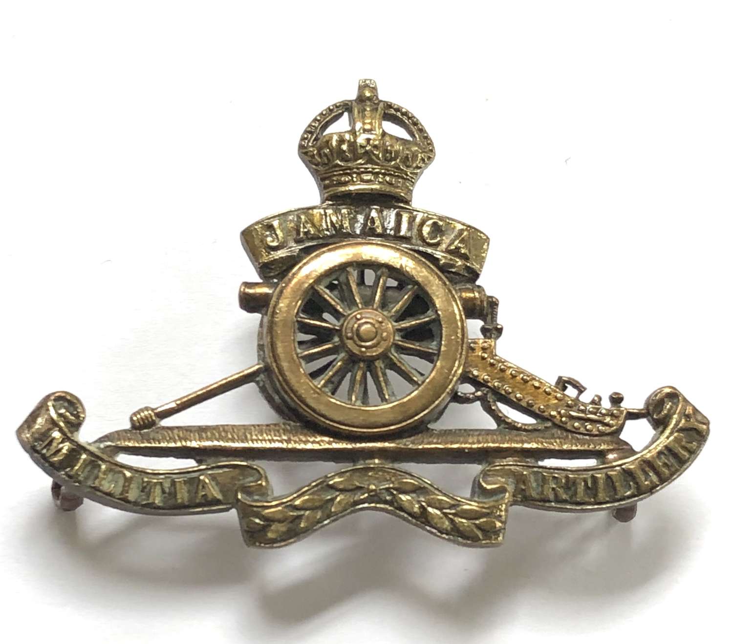 Jamaica Militia Artillery OSD cap badge by Gaunt