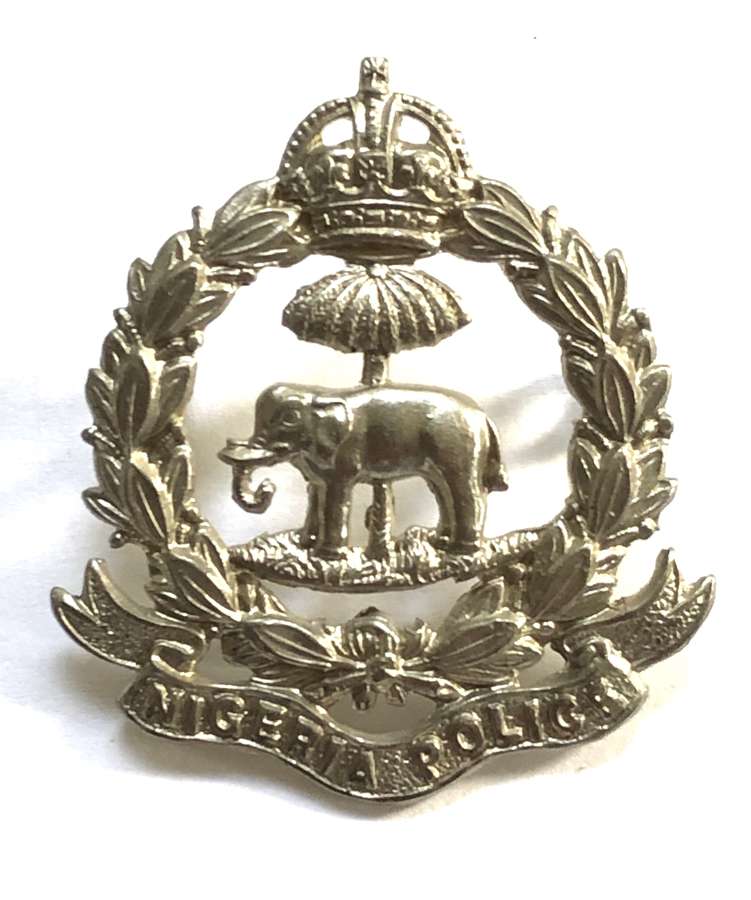 Nigeria Police pre 1953 cap badge