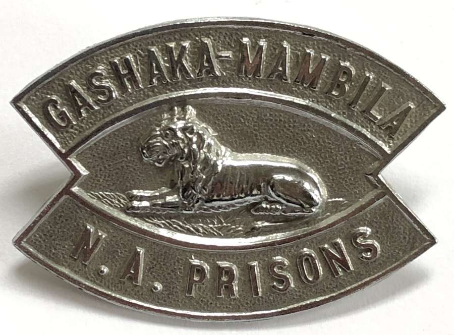 Nigeria. Cashaka-Mambila Native Administration Prisons badge