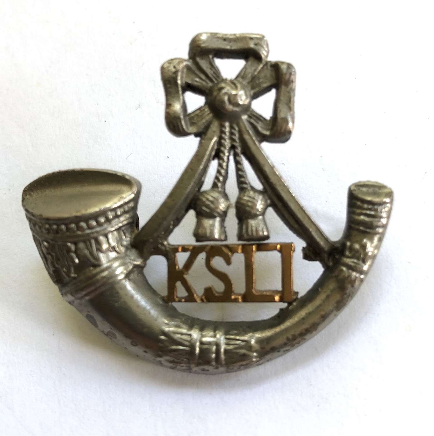 King's Shropshire Light Infantry Officer's cap badge