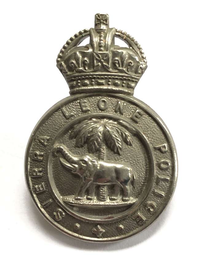 Sierra Leone Police pre1953 cap badge