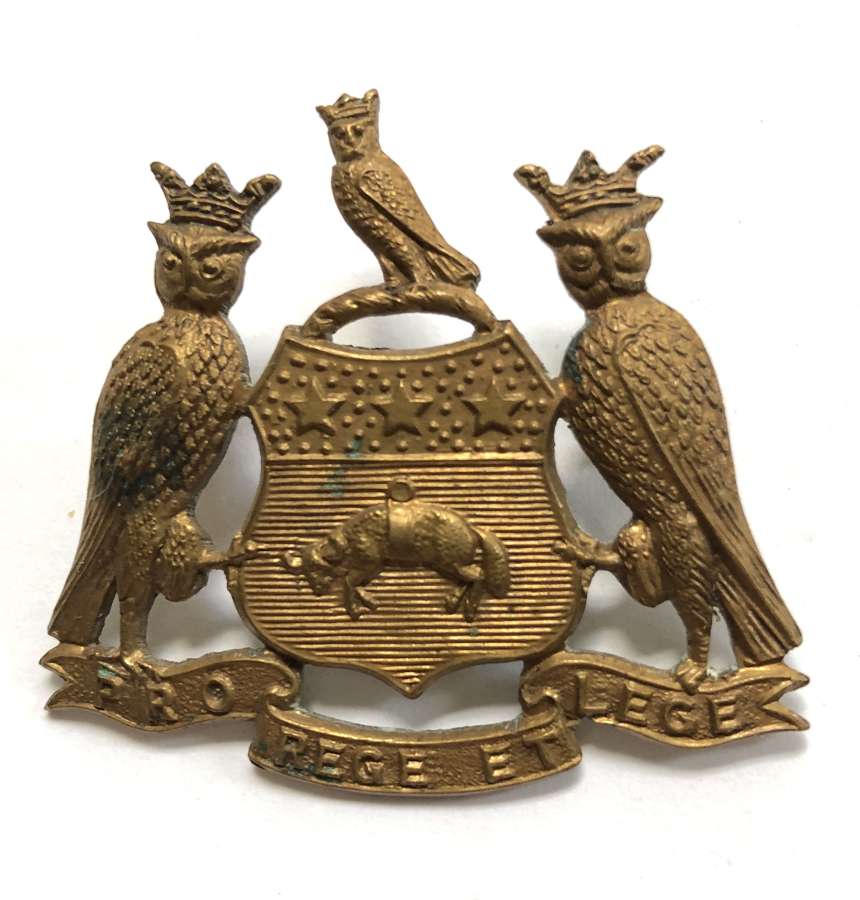 15th & 17th Service Bn West Yorks (Leeds Pals) WW1 cap badge