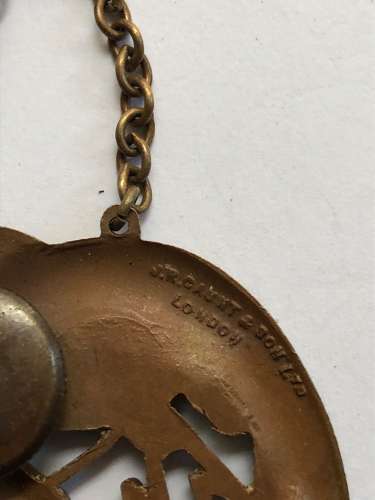 Polish Air Force WW2 Observer's breast eagle/wing by Gaunt, London