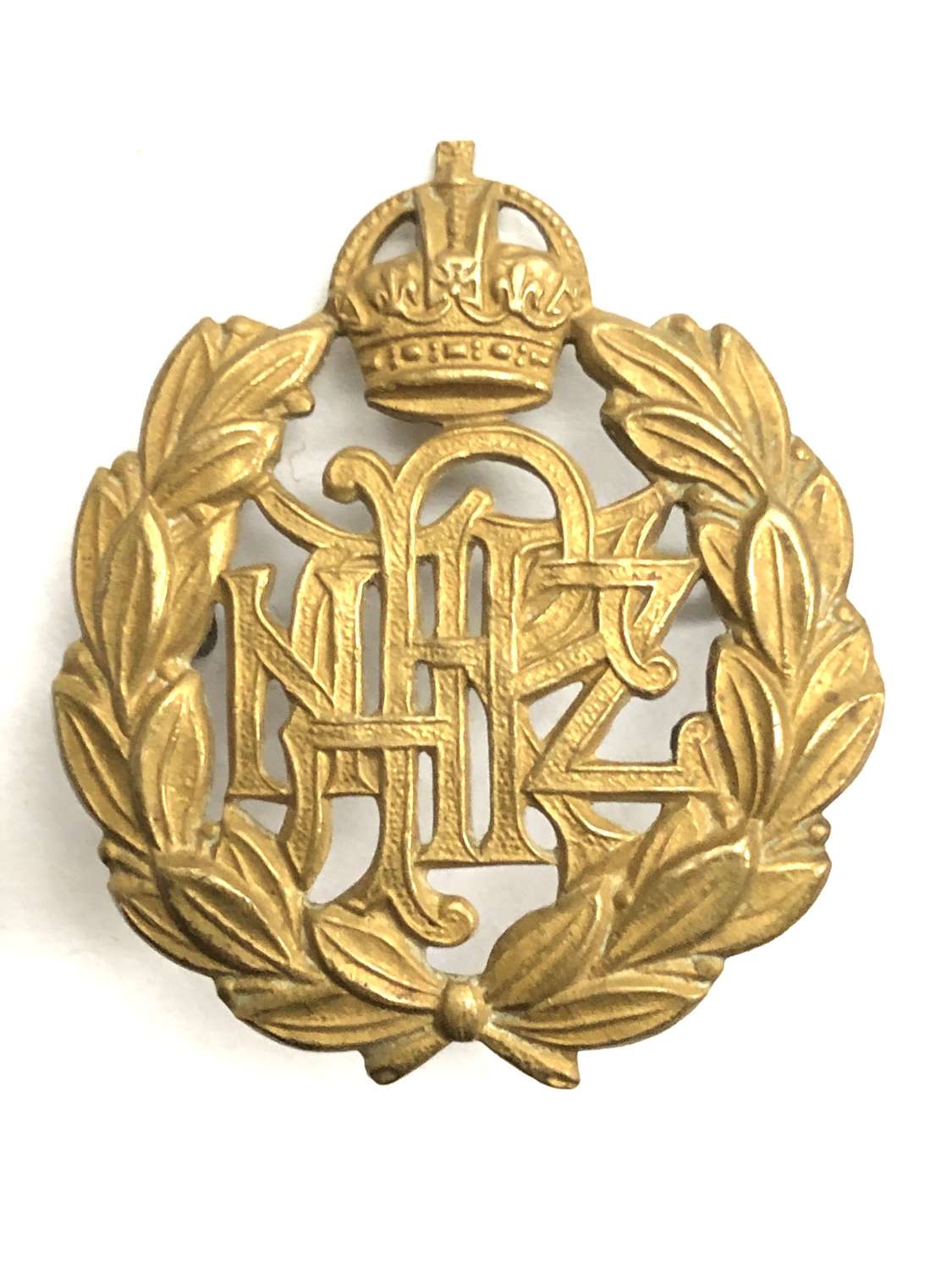 Royal New Zealand Air Force WW2 OR's cap badge
